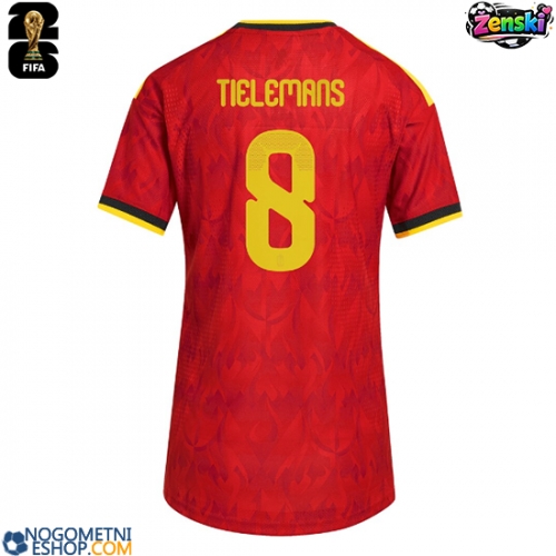 Ženski Nogometni dresi Belgija Youri Tielemans #8 Domači SP 2026 Kratek Rokav